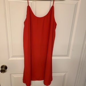 Francesca’s red slip dress ALYA MEDIUM
